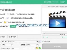 一款操作简单的视频格式转换工具，dhf视频格式转换器3.1.3中文版免费下载