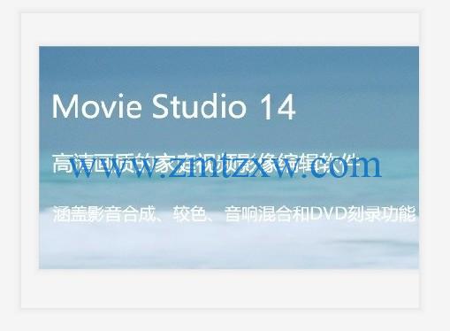 一款专业的多镜头视频编辑工具，Movie Studio 14免费下载